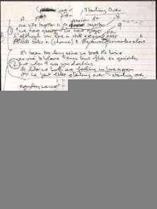 Handwritten Lyrics